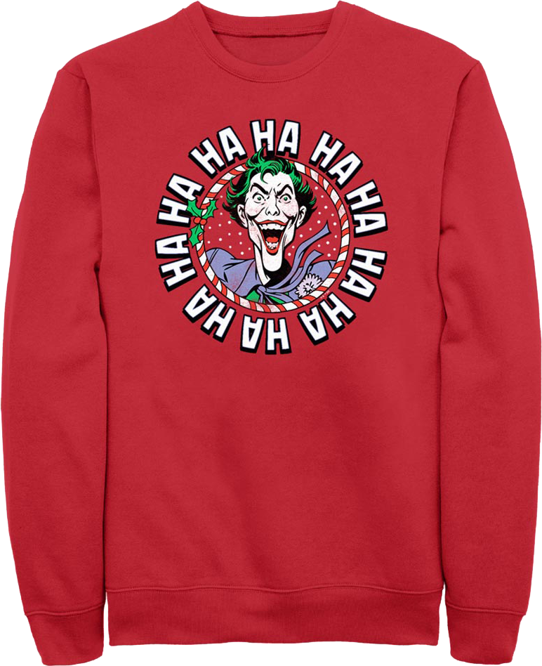 Holly Jolly Joker DC Comics Sweatshirt product image 1