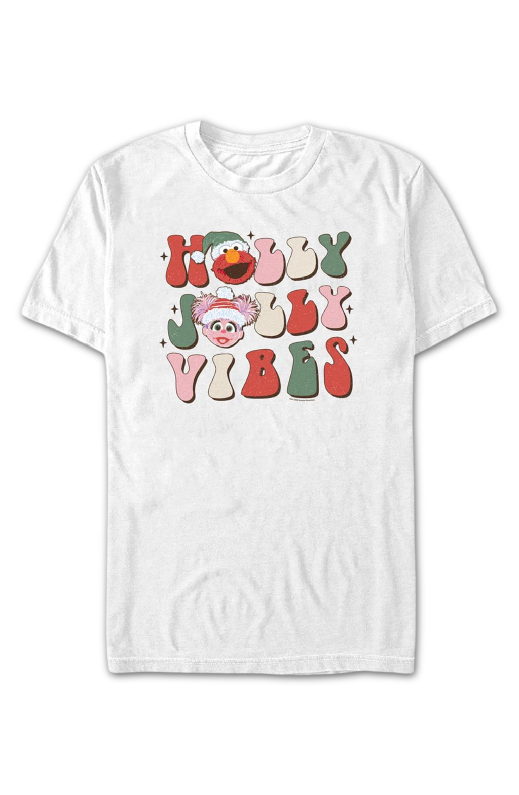Holly Jolly Vibes Sesame Street T-Shirt product image 2