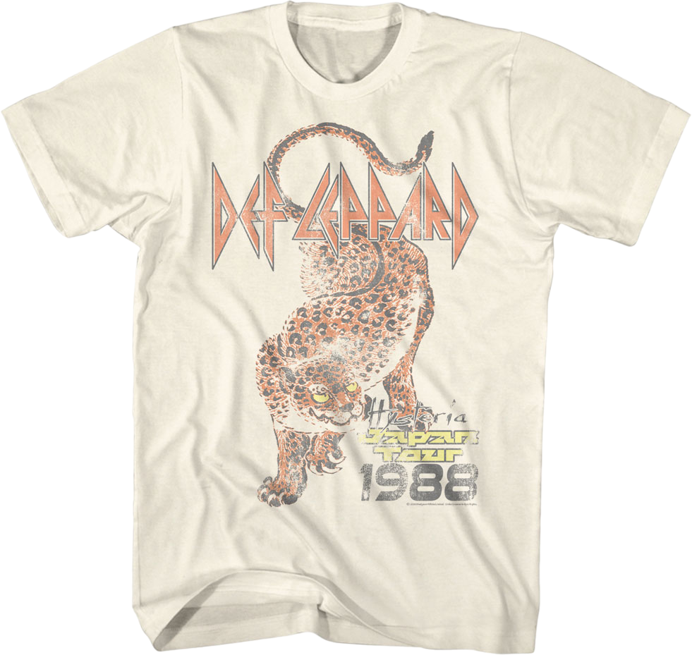 Hysteria Japan Tour 1988 Def Leppard T-Shirt product image 1