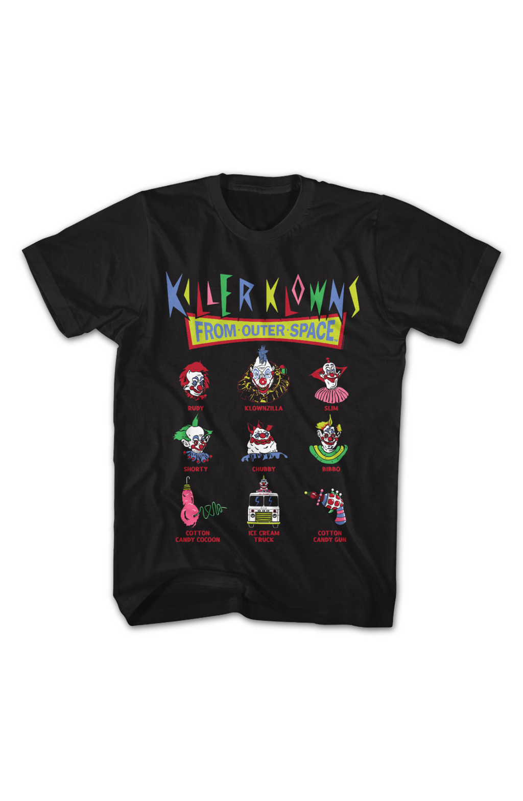 Icons Collage Killer Klowns From Outer Space T-Shirt product image 2