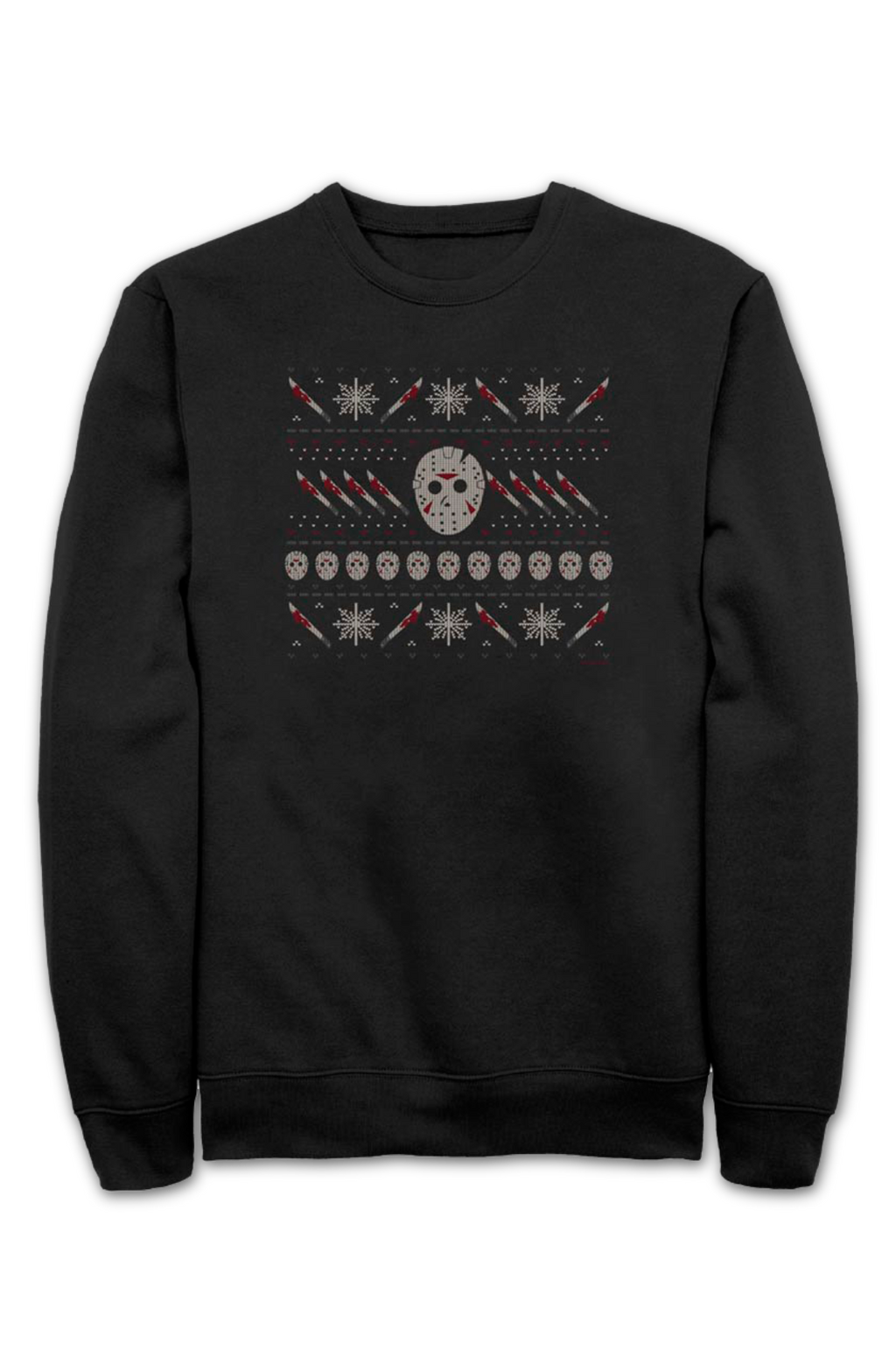Jason Faux Ugly Christmas Sweater Friday the 13th Sweatshirt product image 2