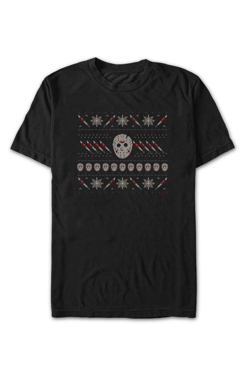 Jason Faux Ugly Christmas Sweater Friday the 13th T-Shirt product image 2