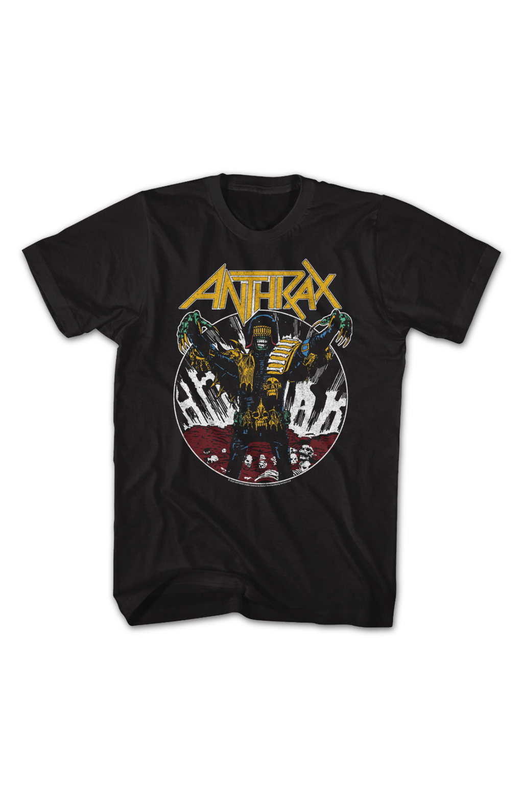 Judge Dredd Zombie Anthrax T-Shirt product image 2