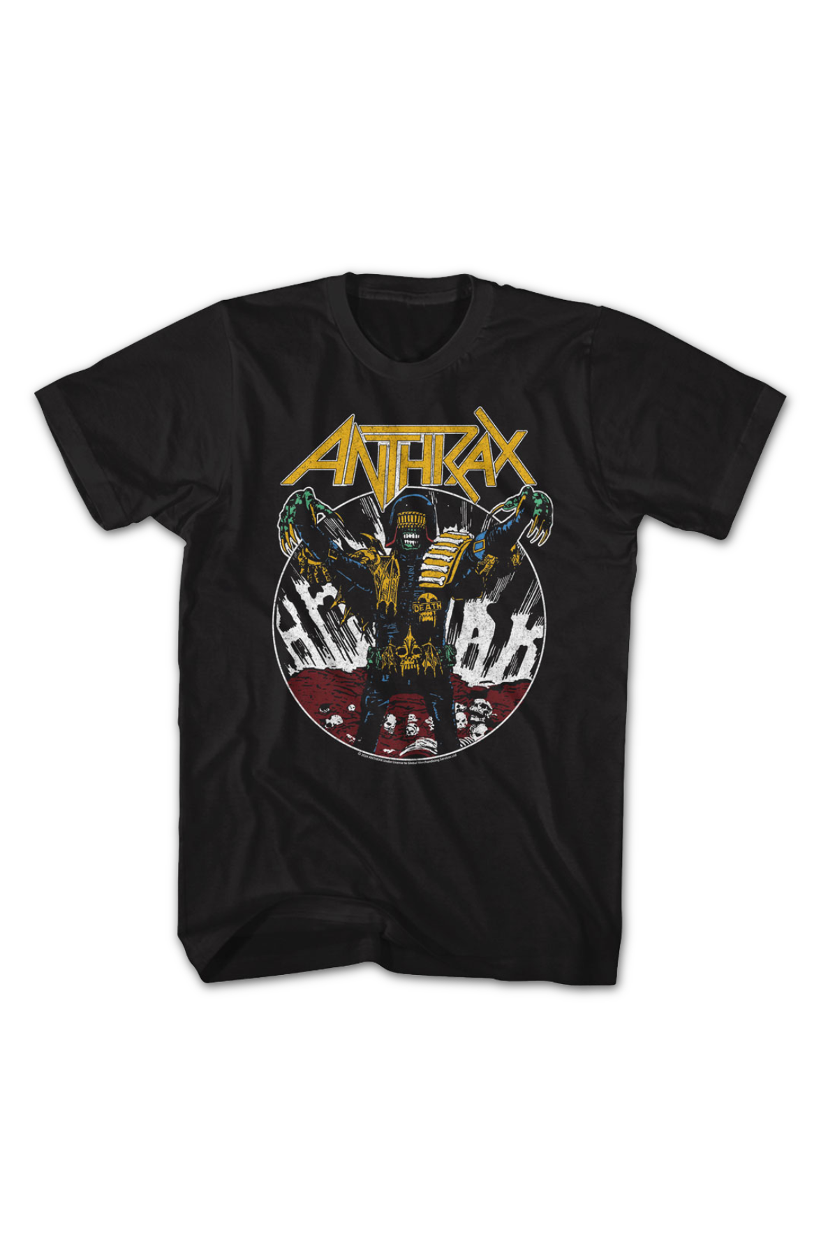 Judge Dredd Zombie Anthrax T-Shirt product image 2