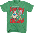 Just A Couple Of Christmas Eediots Ren And Stimpy T-Shirt product image 1