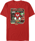 Knuckles Ground Pounding Actions Sonic The Hedgehog T-Shirt product image 1