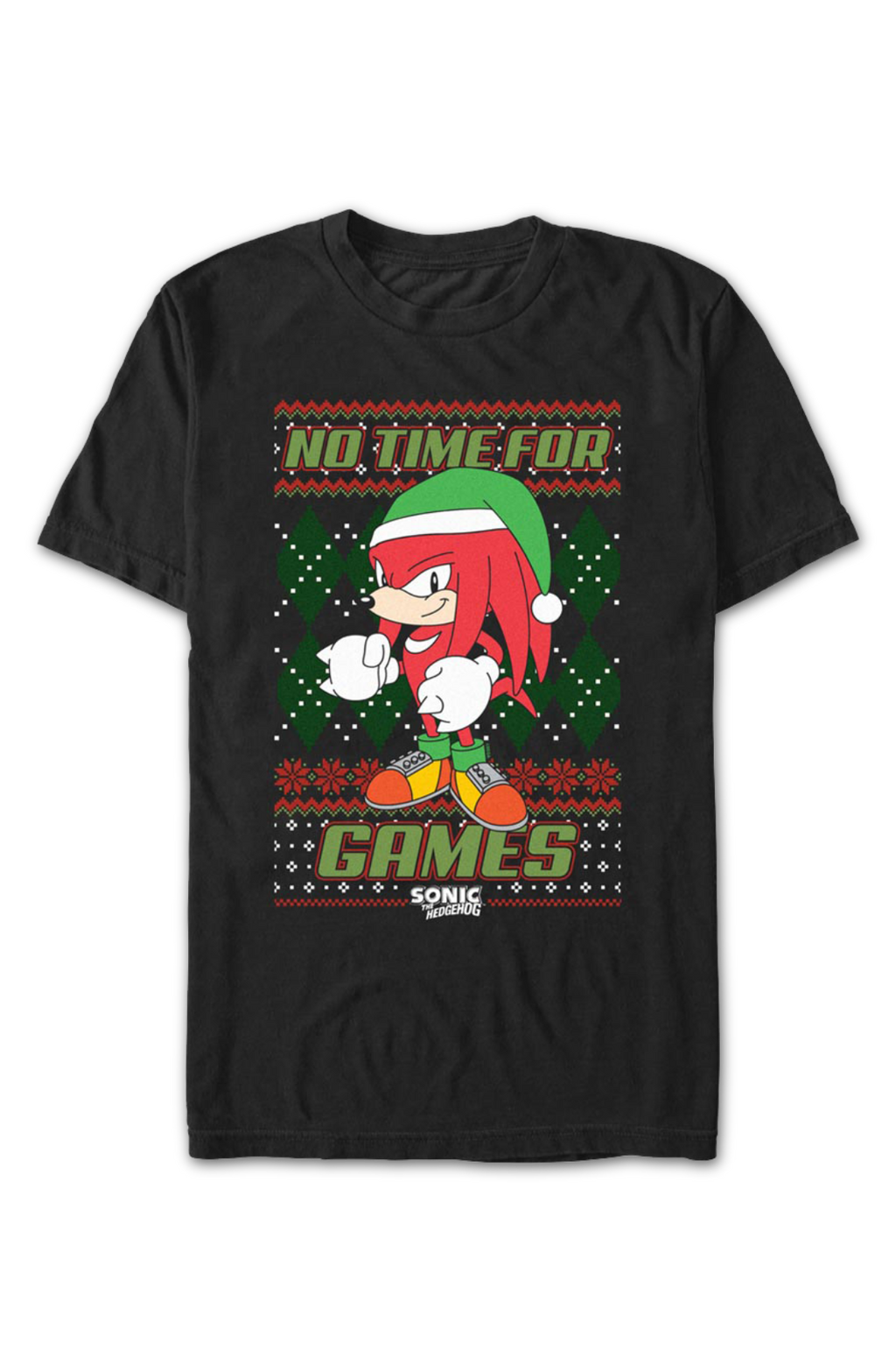 No Time For Games Faux Ugly Sweater Sonic The Hedgehog product image 2