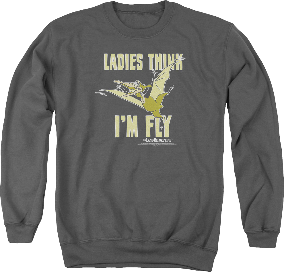Ladies Think I'm Fly Land Before Time Sweatshirt product image 1