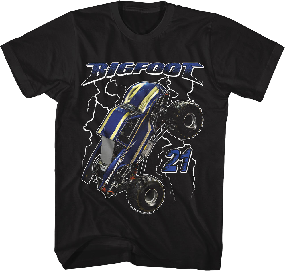 Lightning Bolts Bigfoot 21 T-Shirt product image 1