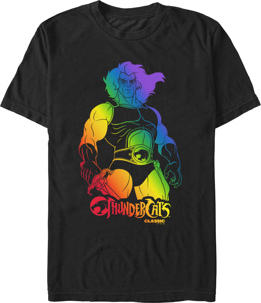 Lion-O Rainbow Colors ThunderCats T-Shirt product image 1