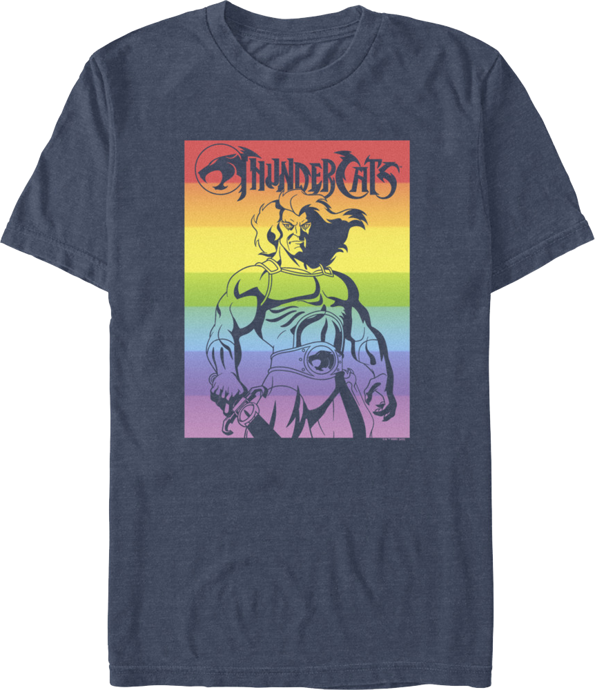 Lion-O Retro Rainbow ThunderCats T-Shirt product image 1
