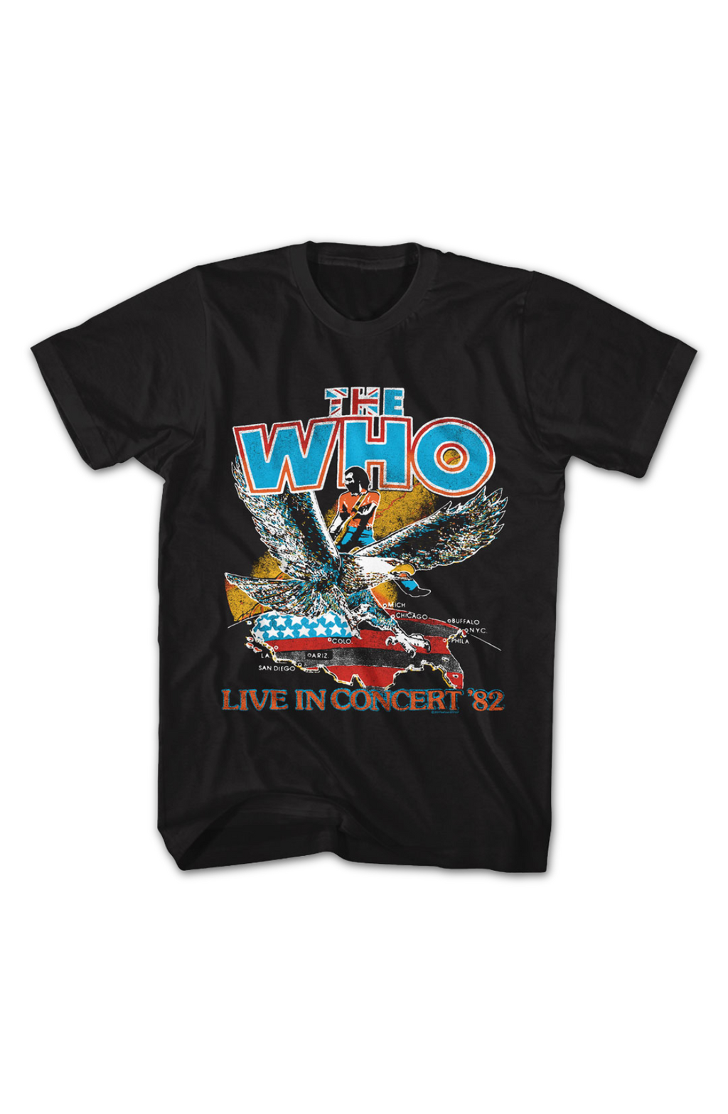 Live In Concert '82 The Who T-Shirt product image 2