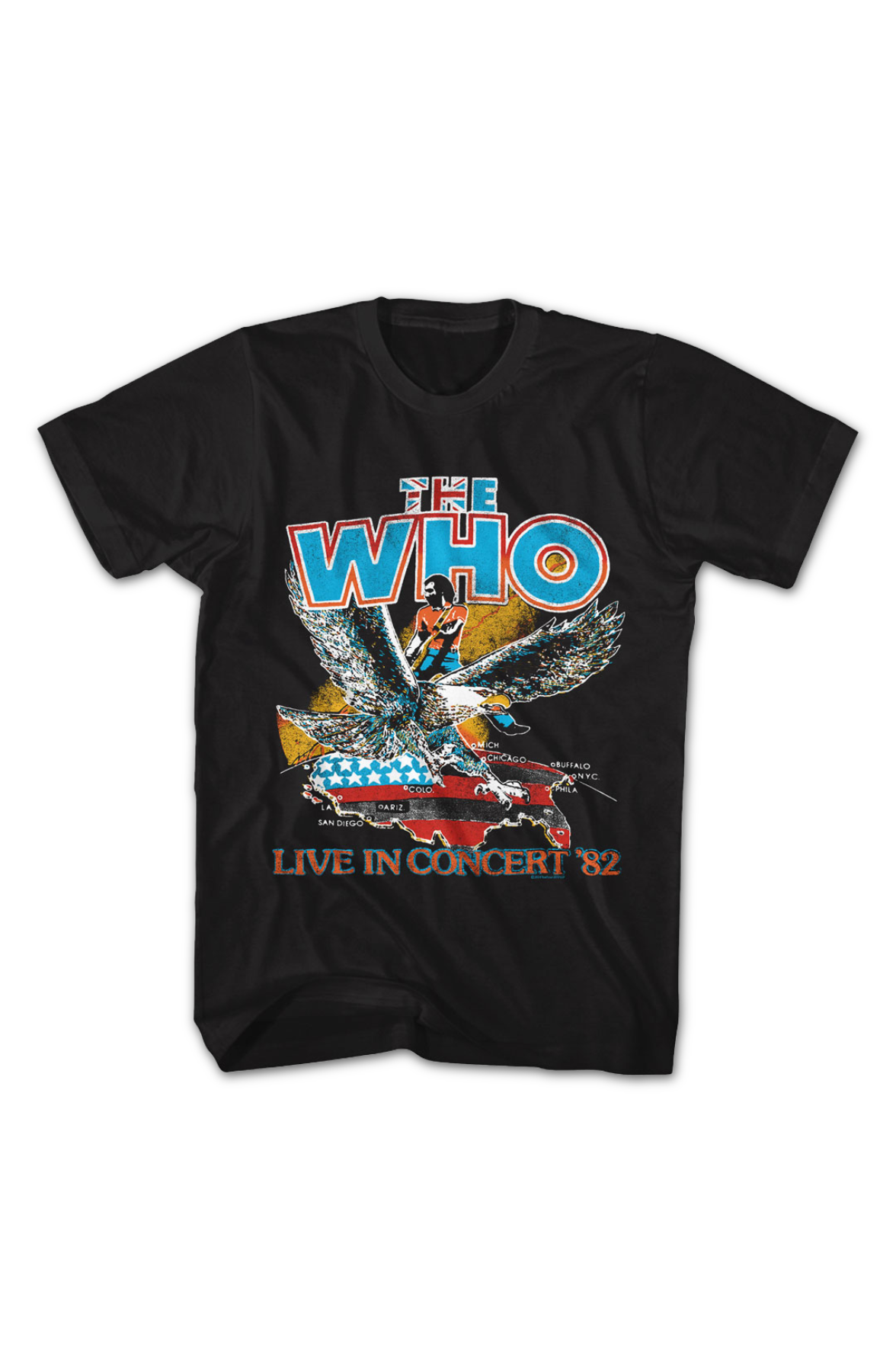 Live In Concert '82 The Who T-Shirt product image 2