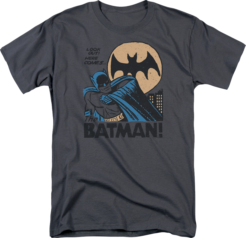 Look Out Here Comes Batman DC Comics T-Shirt product image 1