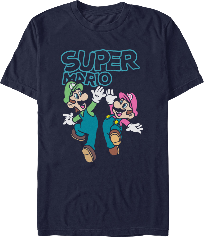 Luigi & Mario High Five Super Bros. T-Shirt product image 1