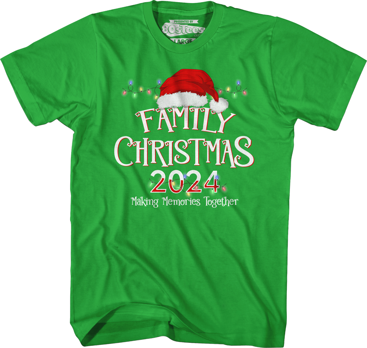 Making Memories Together Family Christmas 2024 T-Shirt product image 3