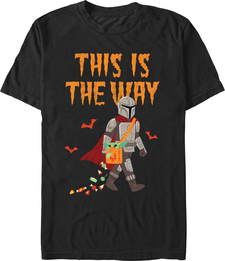 Mandalorian This Is The Way Halloween Star Wars T-Shirt product image 1