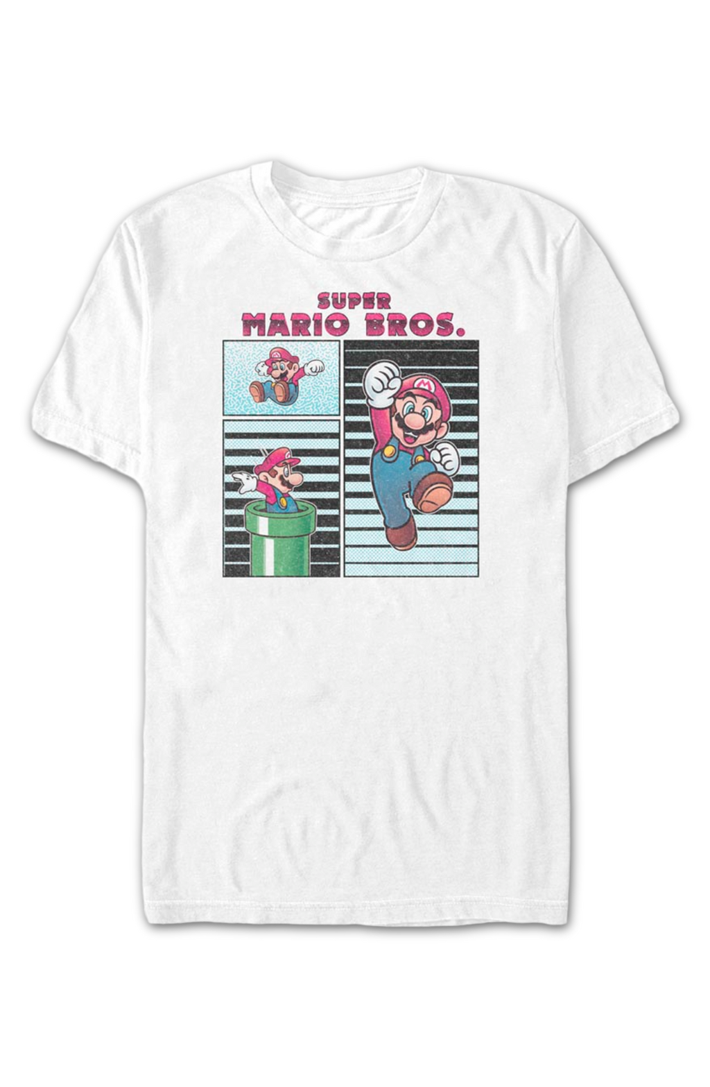 Mario Poses Collage Super Bros. T-Shirt product image 2