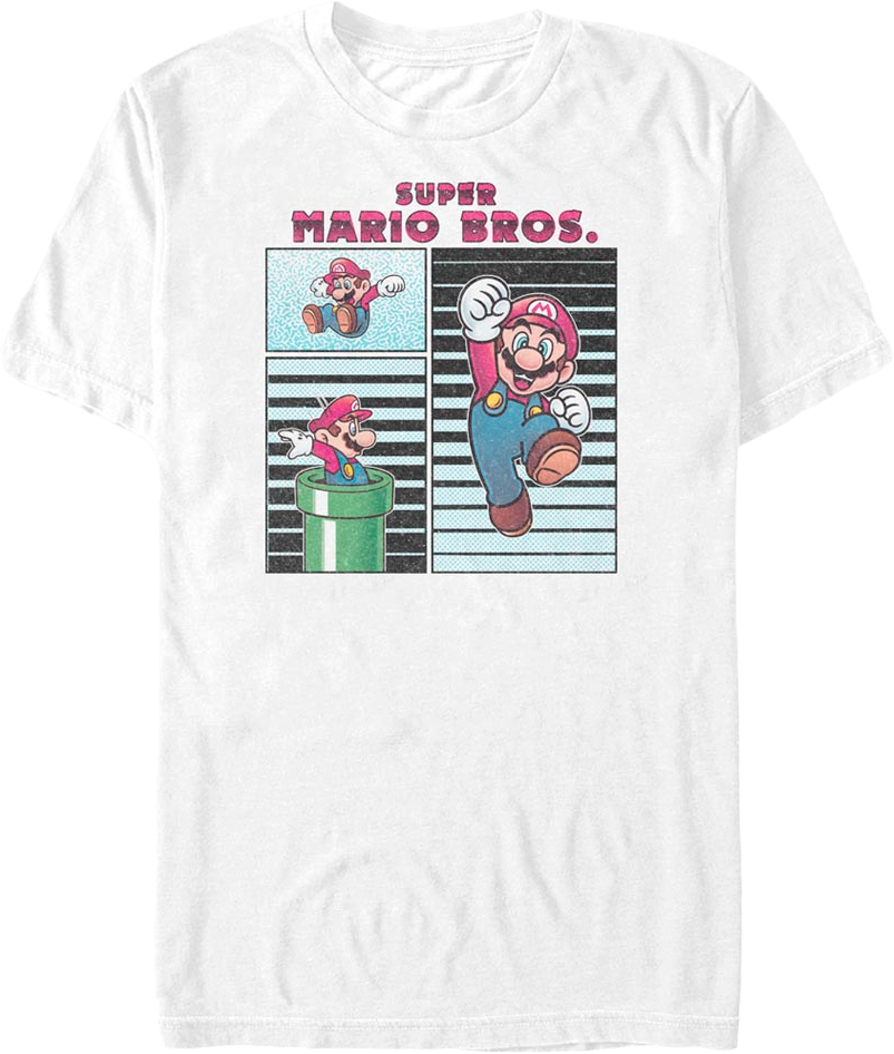 Mario Poses Collage Super Bros. T-Shirt product image 1