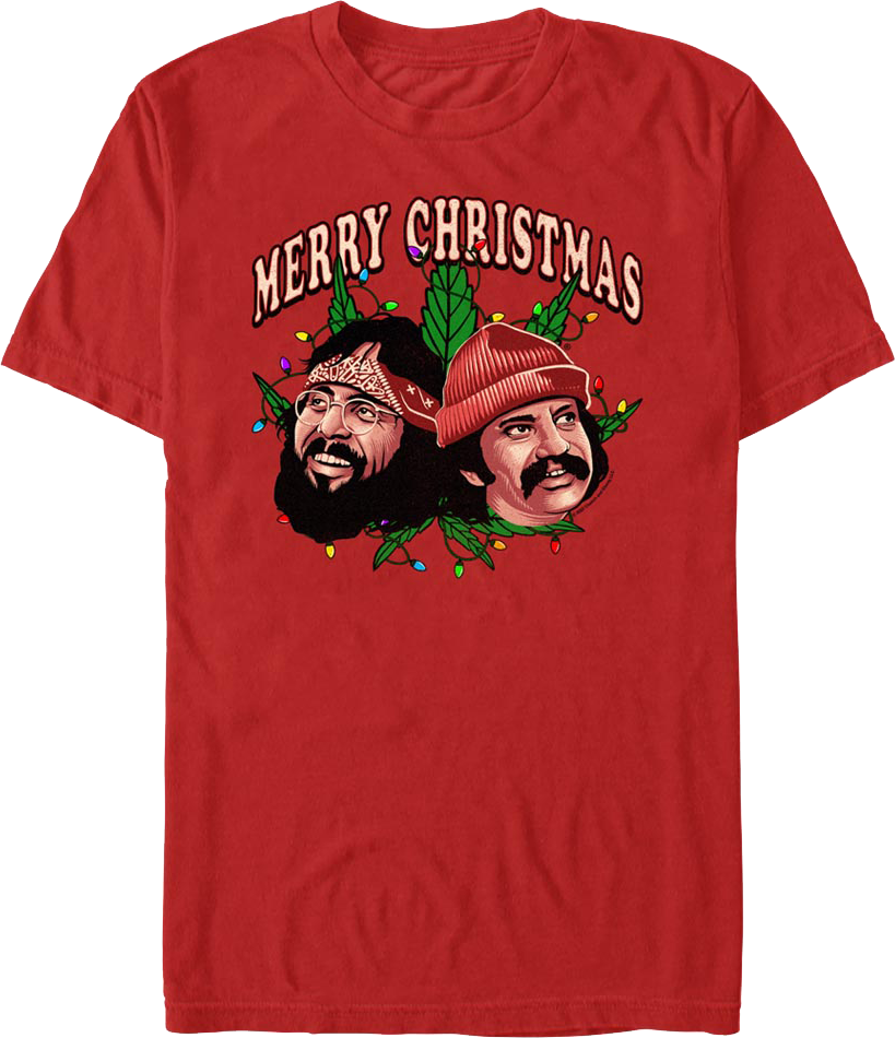 Merry Christmas Cheech and Chong T-Shirt product image 1