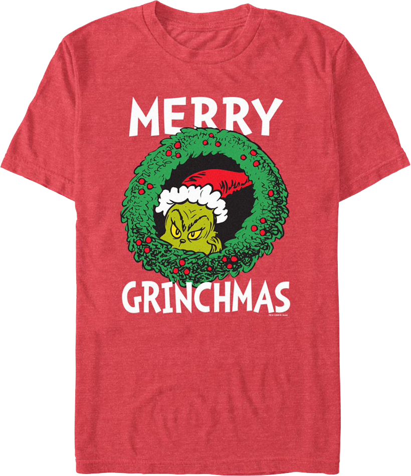 Merry Grinchmas Dr. Seuss T-Shirt product image 1