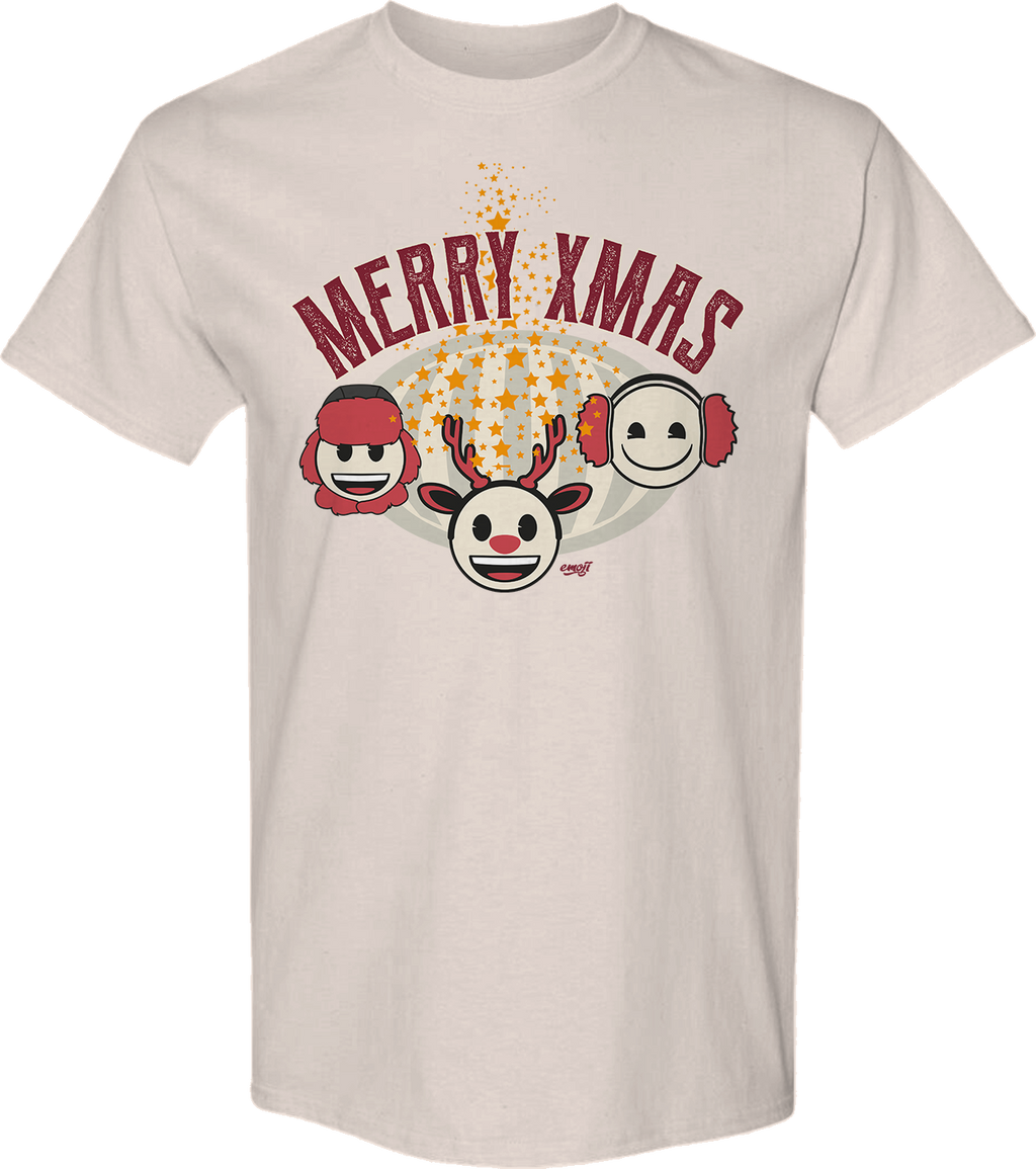 Merry Xmas Emoji T-Shirt product image 1