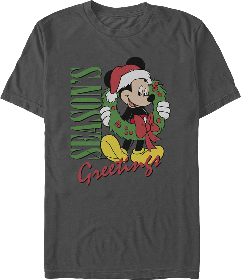 Mickey Mouse Season's Greetings Disney T-Shirt product image 1