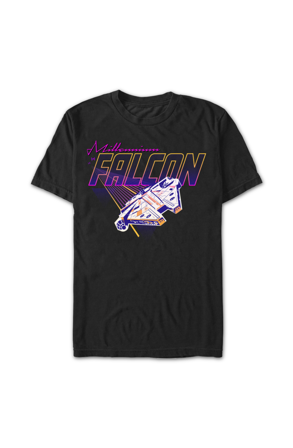 Millennium Falcon Retro Flight Star Wars T-Shirt product image 2