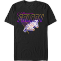 Millennium Falcon Retro Flight Star Wars T-Shirt product image 1