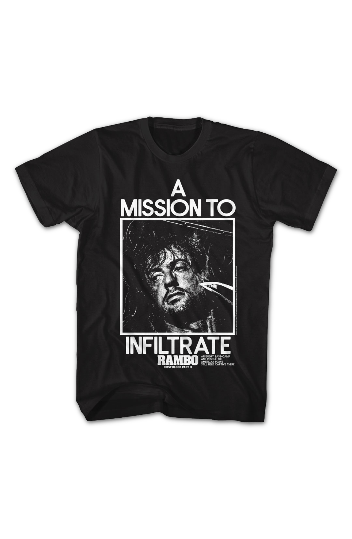 Mission To Infiltrate Rambo T-Shirt product image 2