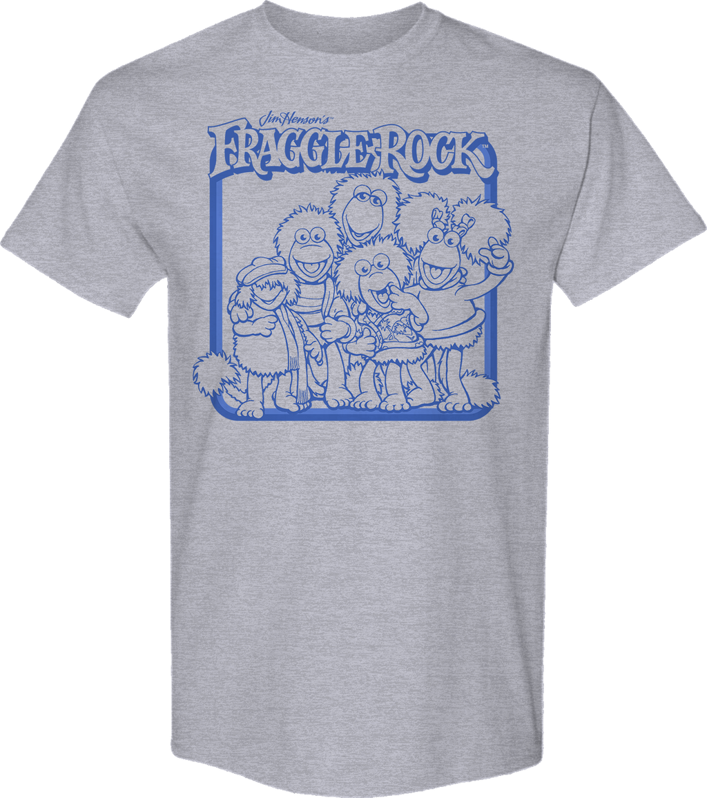 Monochrome Group Photo Fraggle Rock T-Shirt product image 1