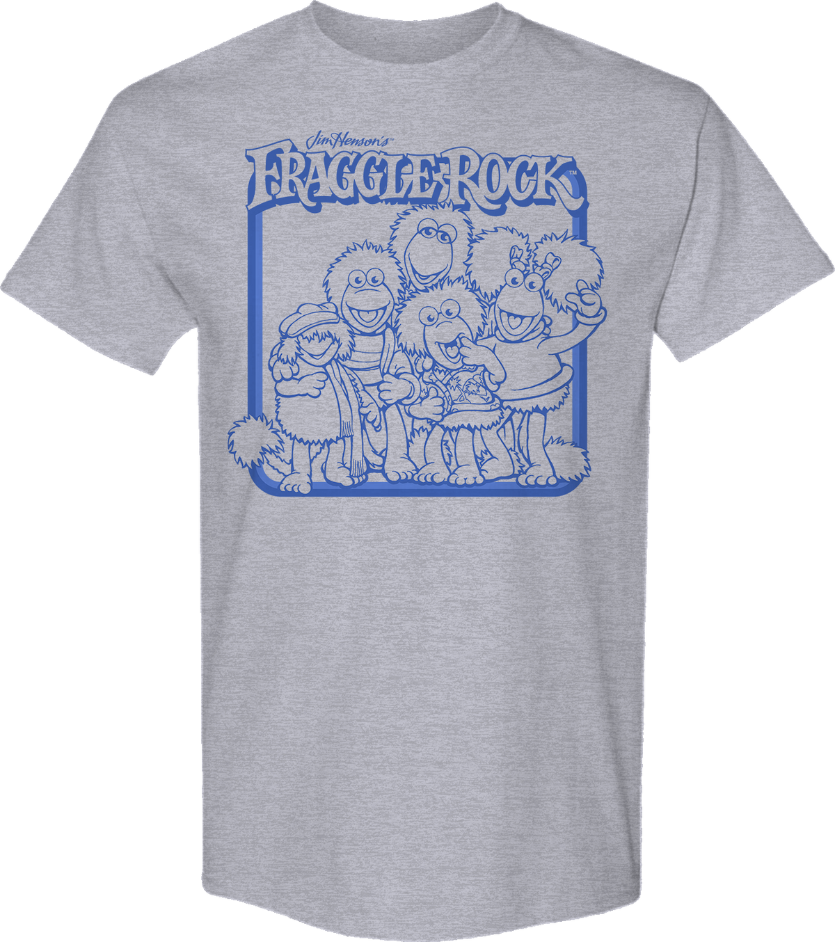 Monochrome Group Photo Fraggle Rock T-Shirt product image 1