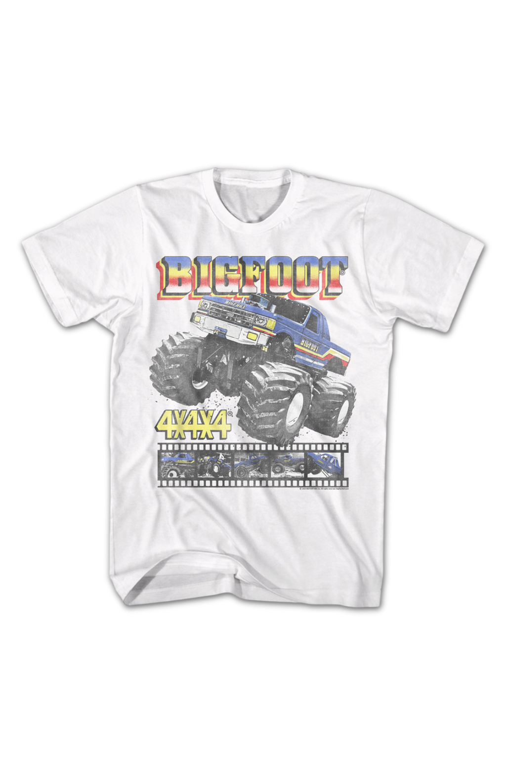Monster Truck Film Reel Bigfoot T-Shirt product image 2