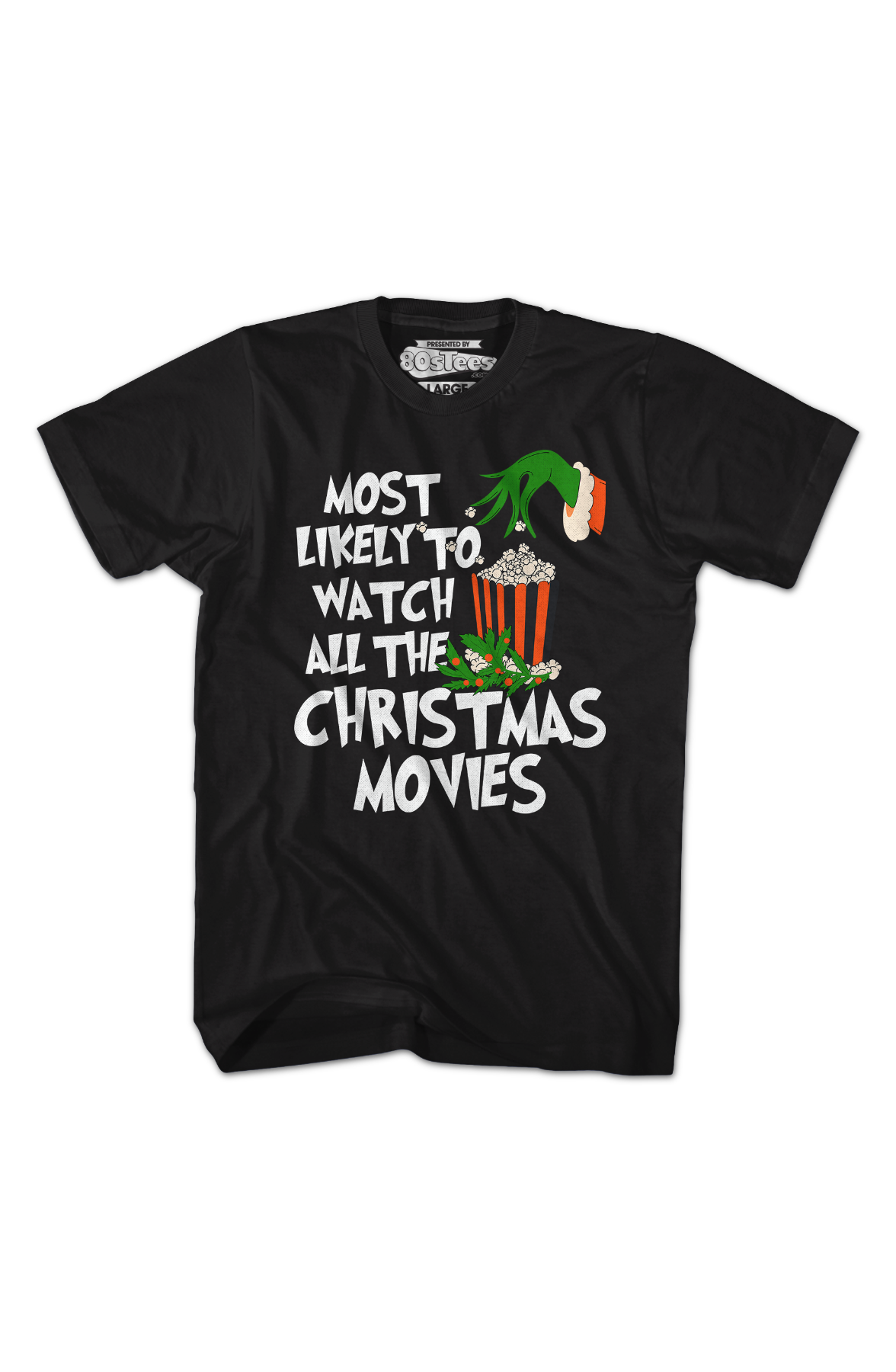 Most Likely To Watch All The Christmas Movies T-Shirt product image 2