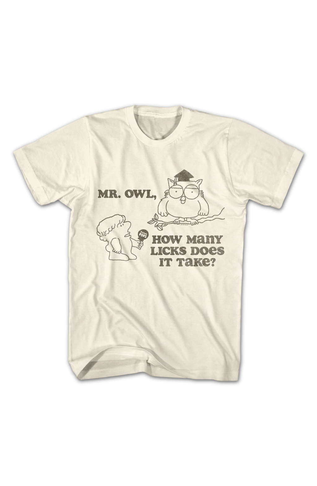 Mr. Owl, How Many Licks Does It Take? Tootsie Pop T-Shirt product image 2
