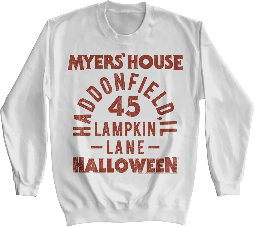 Myers' House Halloween Sweatshirt product image 1