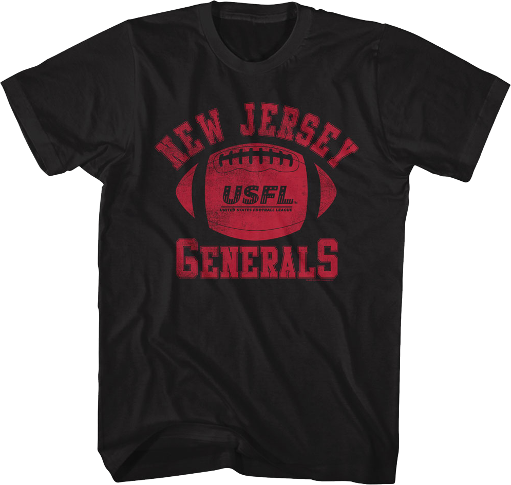 New Jersey Generals Football USFL T-Shirt product image 1