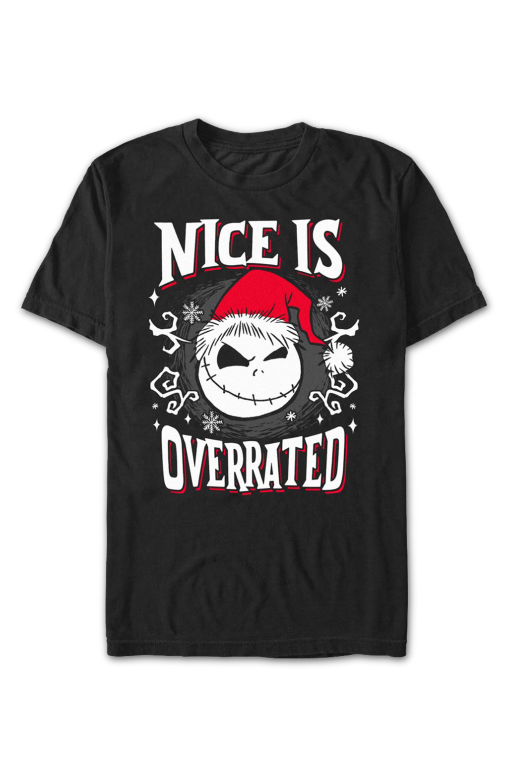 Nice Is Overrated Nightmare Before Christmas T-Shirt product image 2