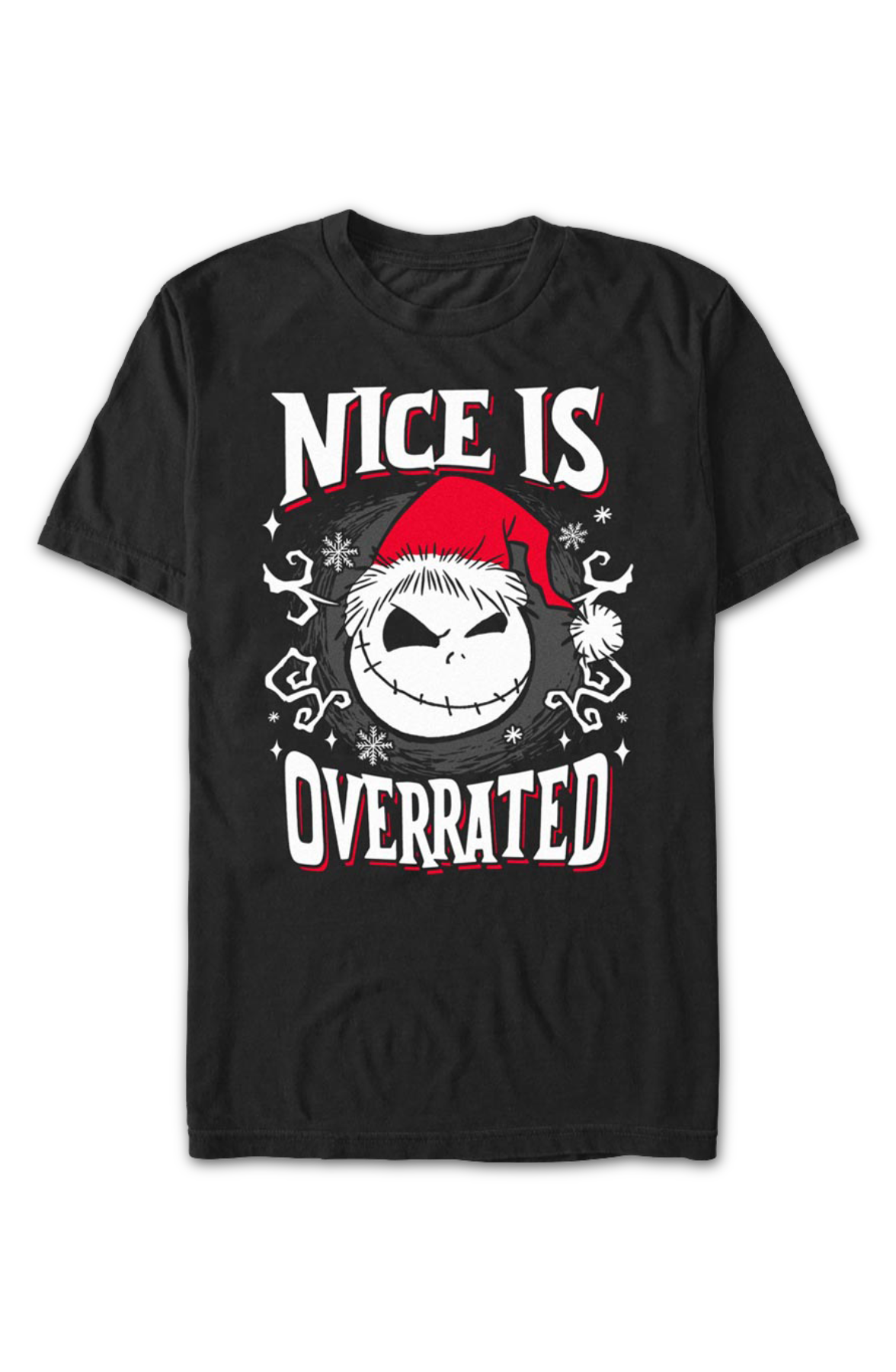 Nice Is Overrated Nightmare Before Christmas T-Shirt product image 2