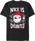 Nice Is Overrated Nightmare Before Christmas T-Shirt product image 1