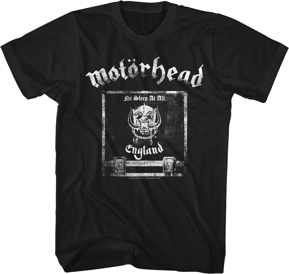 No Sleep At All Motorhead T-Shirt product image 1