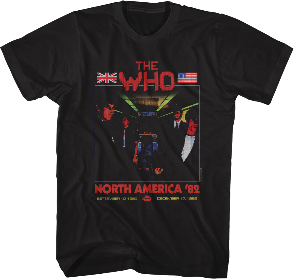 North America '82 Tour The Who T-Shirt product image 1