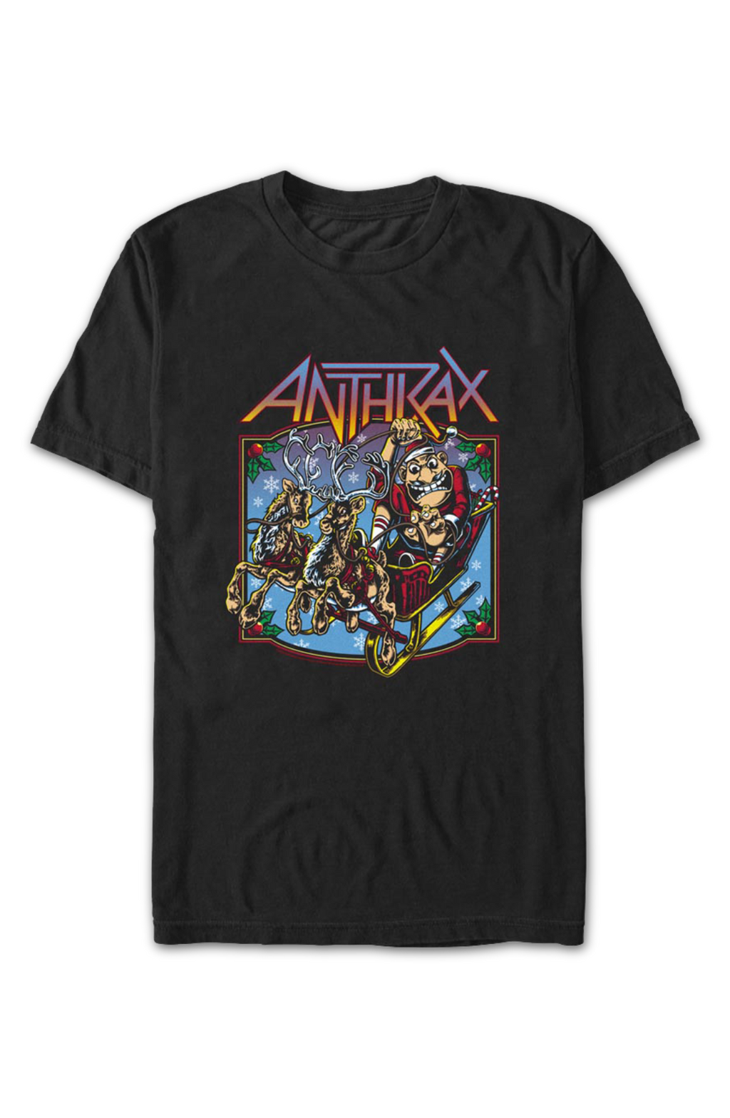 Not Man Is Coming To Town Anthrax T-Shirt product image 2