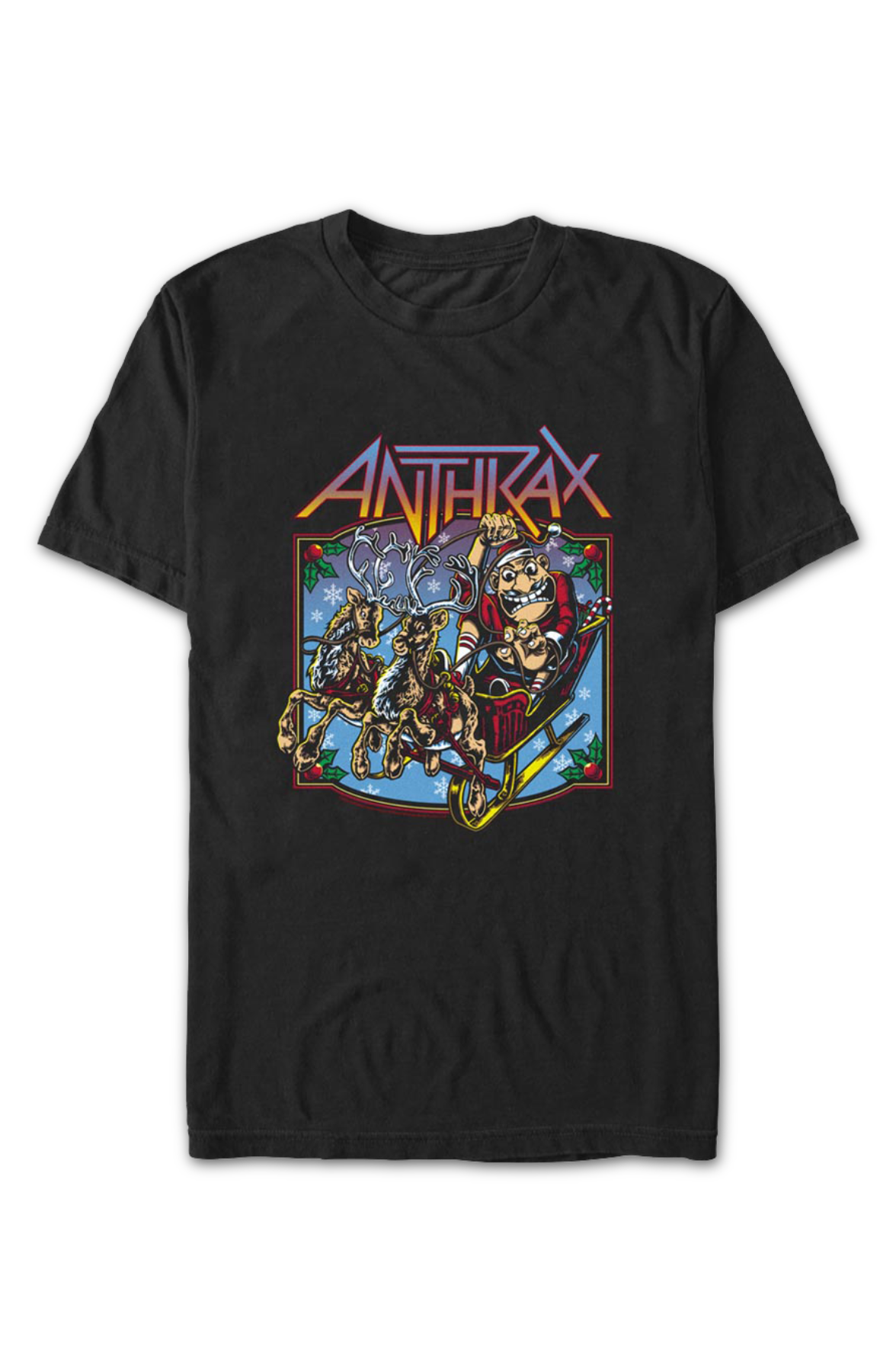 Not Man Is Coming To Town Anthrax T-Shirt product image 2