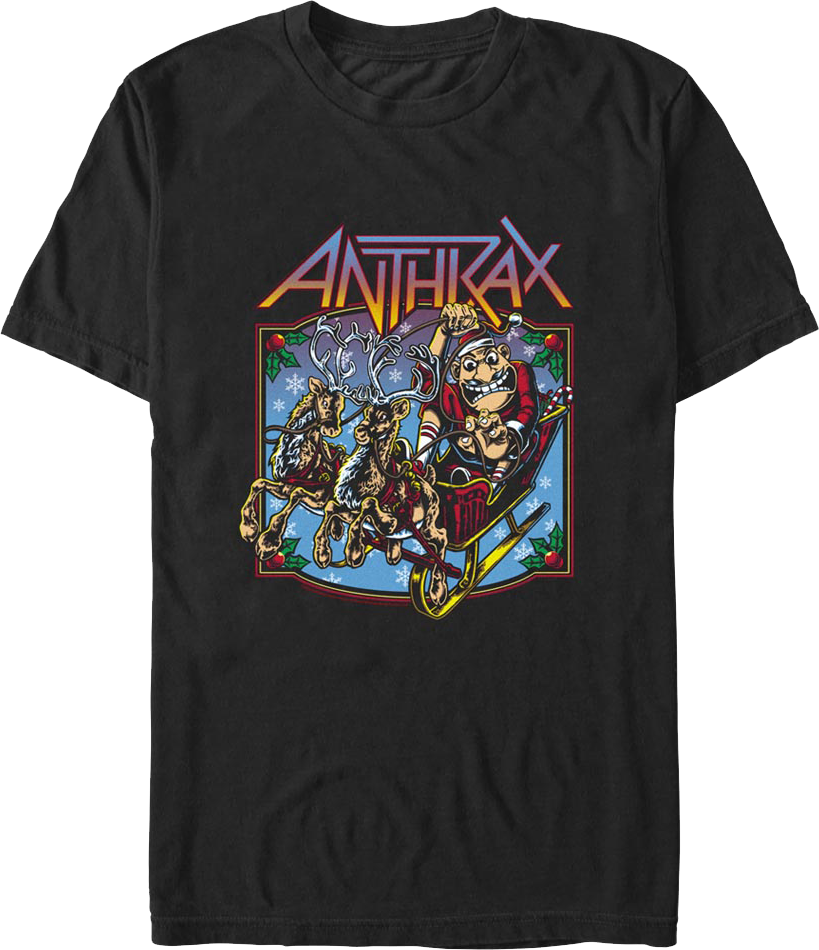 Not Man Is Coming To Town Anthrax T-Shirt product image 1