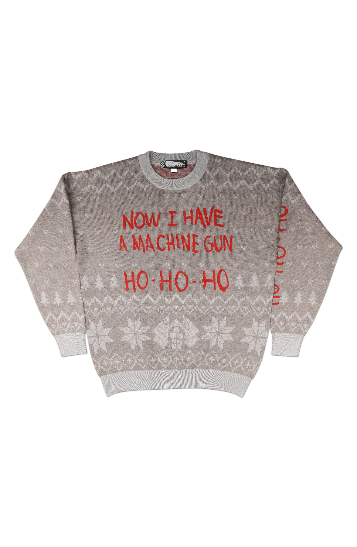 Now I Have A Machine Gun Ho Ho Ho Die Hard Knitted Christmas Sweater