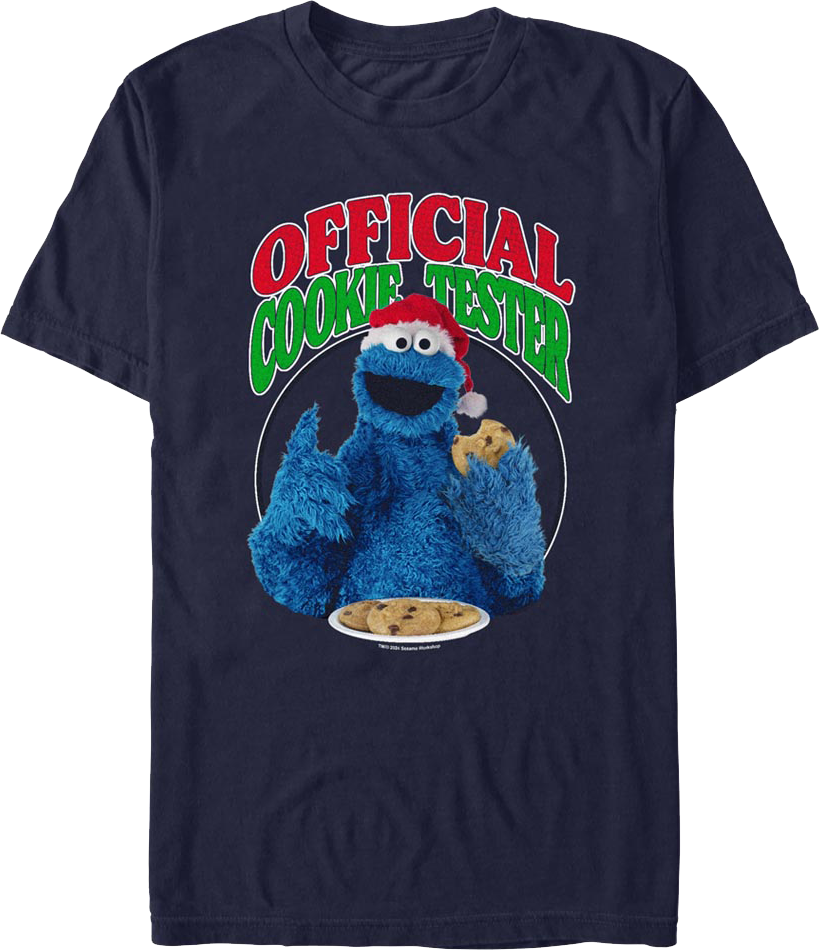 Official Cookie Tester Sesame Street T-Shirt product image 1