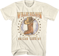 Outlaw Country Boots & Hat Willie Nelson T-Shirt