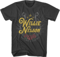 Outlaw Country Horseshoe Willie Nelson T-Shirt product image 1