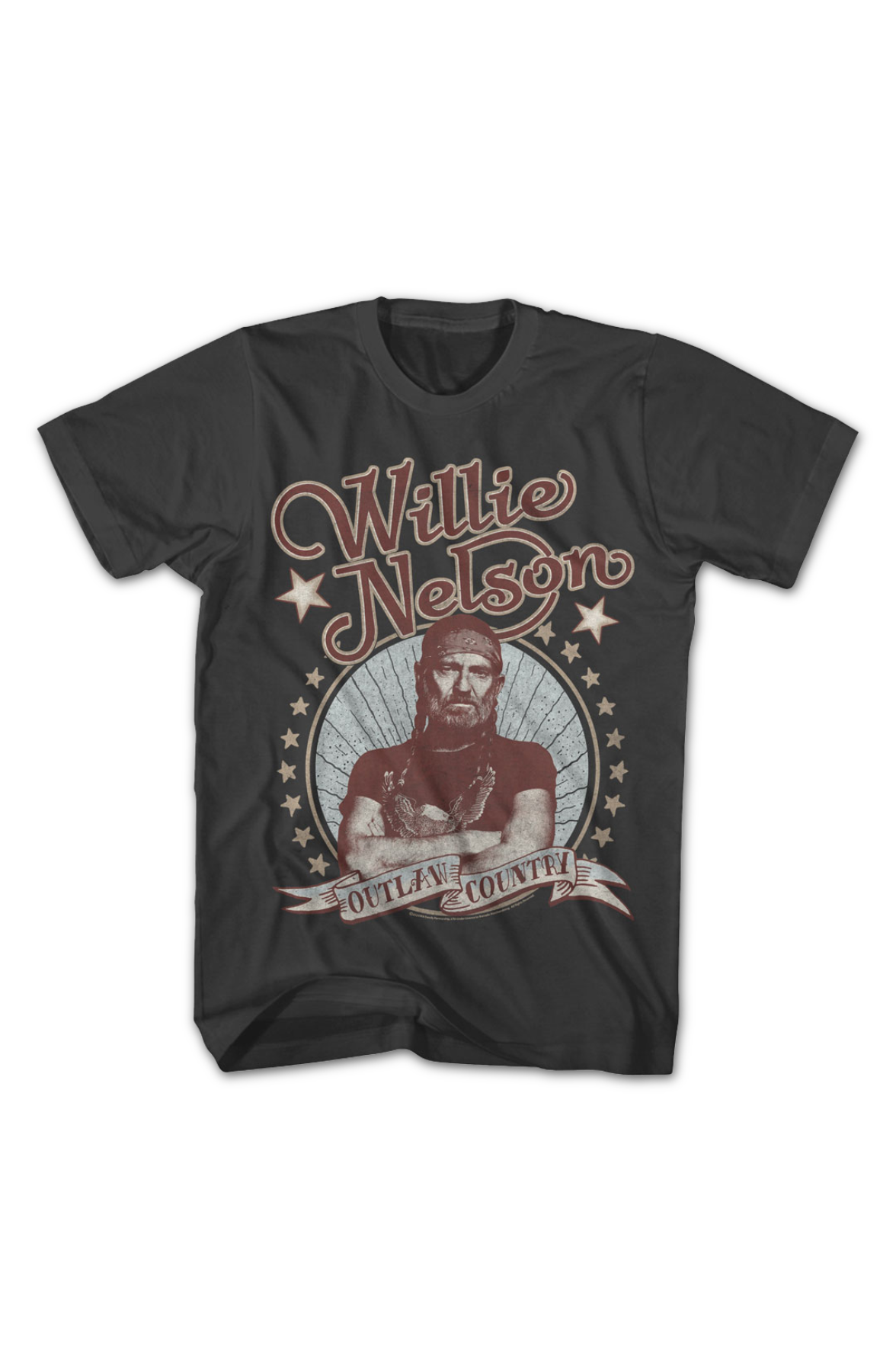 Outlaw Country Willie Nelson T-Shirt product image 2